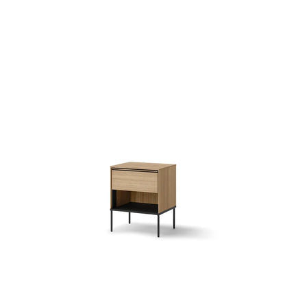 VISSO VI-10 - stolik nocny 1s - dąb linearny