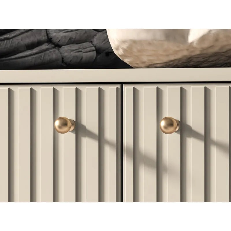 Komoda Sophie duża nowoczesna lamele cashmere