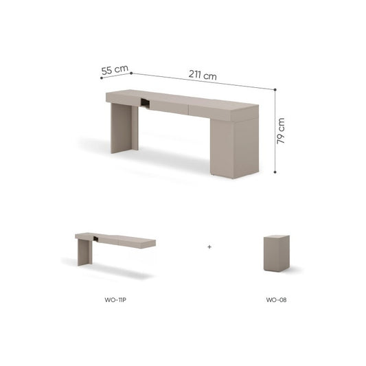 Zestaw mebli WOOW SET-05L (WO-11L,08)