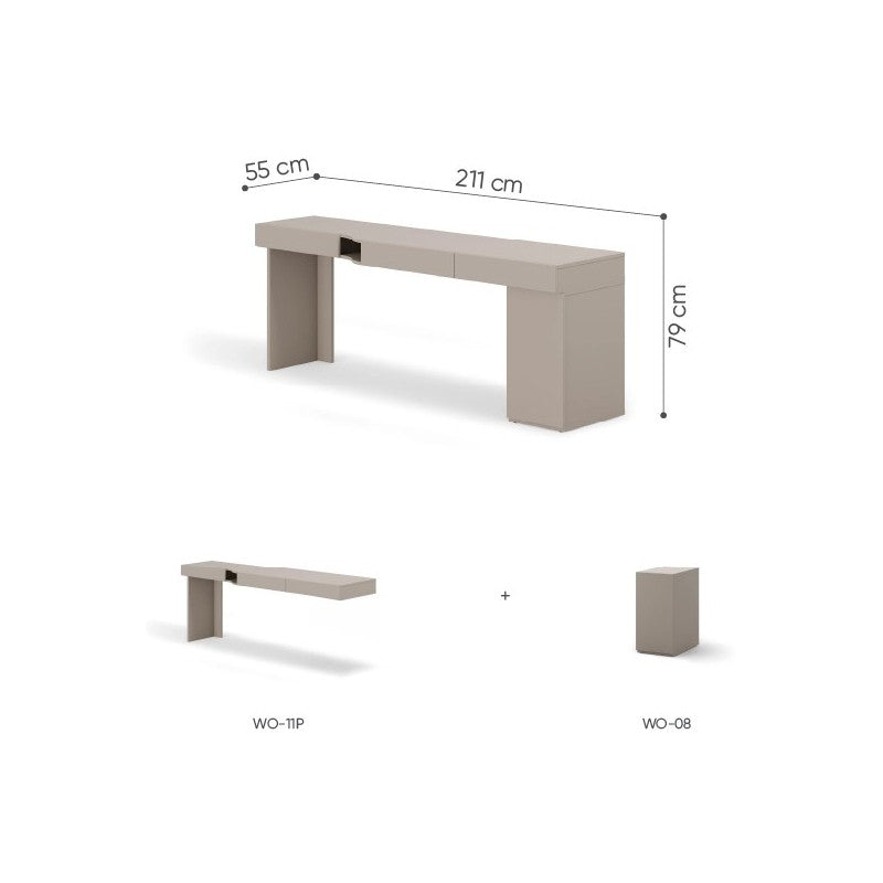 Zestaw mebli WOOW SET-05P (WO-11P,08)