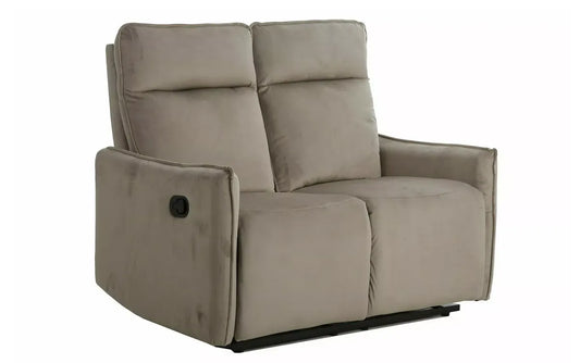 Sofa Travis rozkładana 2-osobowa velvet ciemny beż