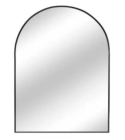 Lustro Arche czarna rama półokrągła